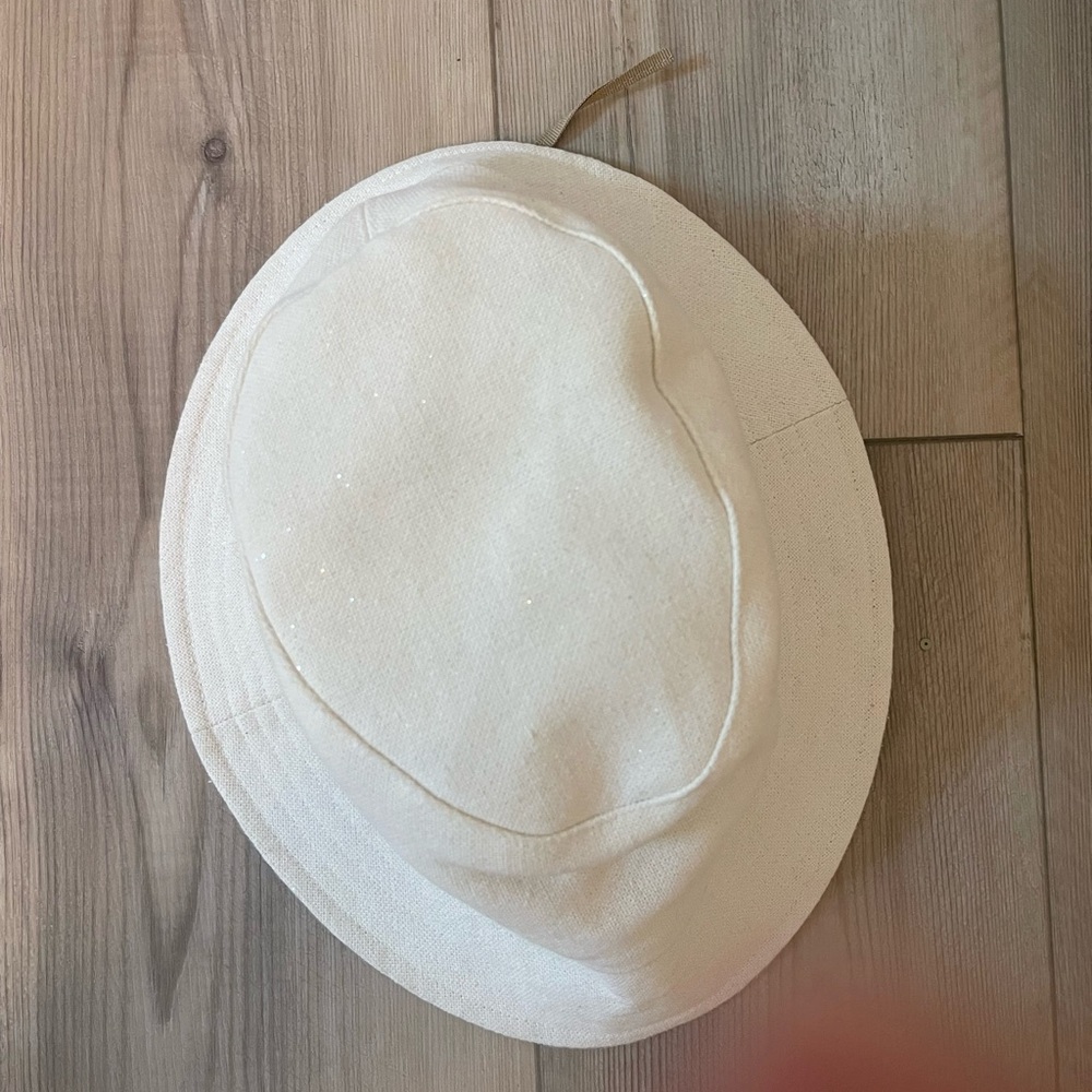 Tommy Bahama Cream and Brown Hat